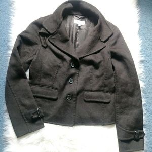Strenesse Angora Wool Jacket Brown